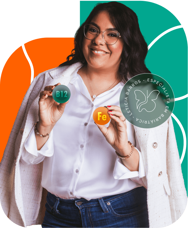Letícia Barros, nutricionista especialista em cirurgia bariátrica