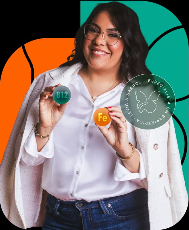 Letícia Barros, nutricionista especialista em cirurgia bariátrica